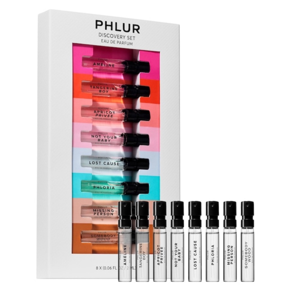 Phlur discovery set Sephora used niche